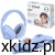 Słuchawki wygłuszające Kidwell ORSO 2w1 Blue - niebieskie słuchawki dla dzieci na białym tle