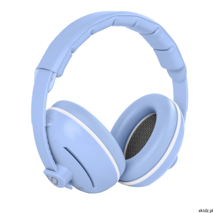 Słuchawki wygłuszające Kidwell ORSO 2w1 Blue - wyściełany pałąk dla starszego dziecka