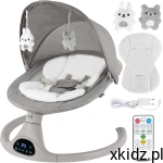 Kidwell Bujaczek elektryczny 2w1 LUVI wkładka pilot bluetooth muzyka Grey