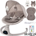 Kidwell Bujaczek elektryczny 2w1 LUVI wkładka pilot bluetooth muzyka Beige