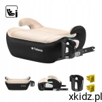TULLANO Fotelik Samochodowy PODSTAWKA ISOFIX 125-150cm CABBY 30 Beige-Black