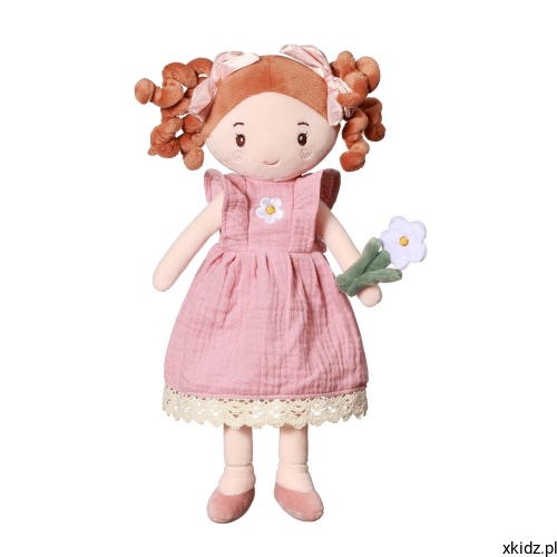 Lalka szmacianka BabyOno Lily 31 cm - tekstylny kwiatek w rączce lalki