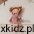 Lalka szmacianka BabyOno Lily 31 cm - tekstylna sukienka z roślinnymi detalami