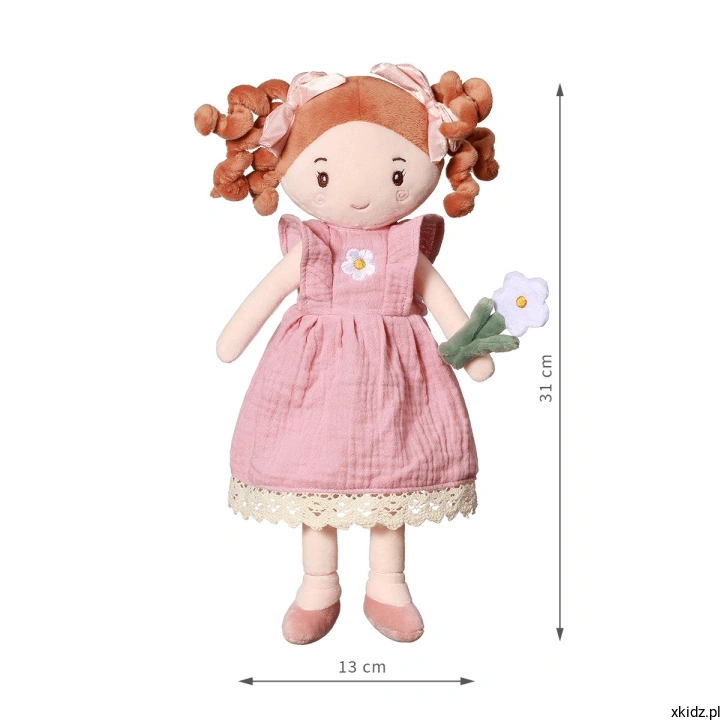 Lalka szmacianka BabyOno Lily 31 cm - wymiary lalki 13 × 31 cm