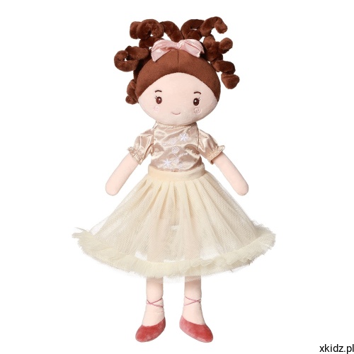 Lalka księżniczka szmacianka BabyOno Polly 31 cm - tiulowa spódniczka z bliska