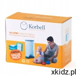 KORBELL 16L 3PACK – Ekologiczne Wkłady do Kosza na Pieluchy