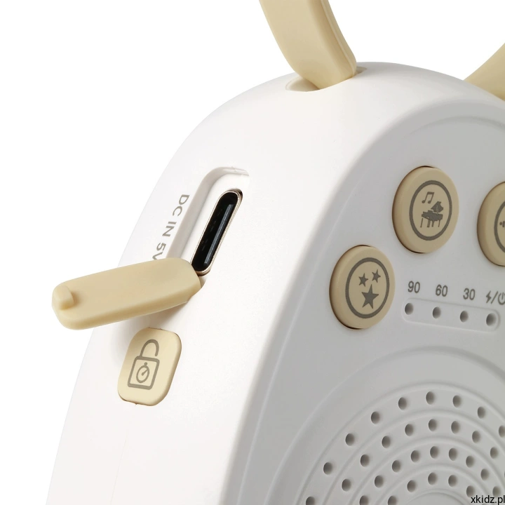 Generator białego szumu BabyOno PICCOLO - złącze USB-C do ładowania akumulatora