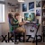 Fotel gamingowy Huzaro Ranger 5.7 Black RGB - fotel przy podświetlanym stanowisku gracza