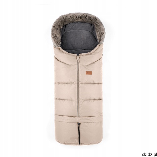 Śpiworek zimowy Petite&amp;Mars Arctic 4w1 Rose Petal - polarowa podszewka i przedni zamek