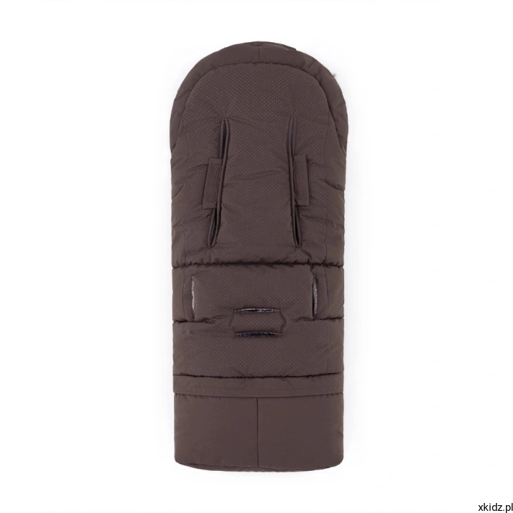 Śpiworek zimowy Petite&amp;Mars Arctic 4w1 Rich Brown - otwory na szelki z tyłu śpiworka