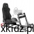 Kokpit do simracingu z fotelem Huzaro Speed 5.7 - stalowa rama z fotelem widok z boku