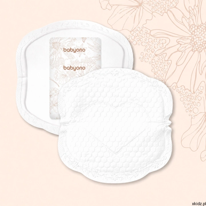 Wkładki laktacyjne 3D BabyOno NIGHT&amp;DAY - wyprofilowana wkładka o średnicy 130 mm