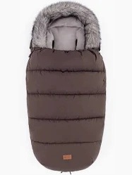 Śpiworek zimowy do wózka Petite&amp;Mars Comfy Rich Brown - widok całego śpiworka
