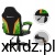 Huzaro Ranger Mesh 1.0 PIXEL z tyłu i z boku, zielone podłokietniki z wzorem pikseli