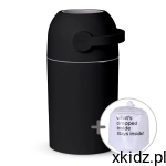 Magic Majestic Czarny – kosz na zużyte pieluchy 40l + worki