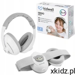 Kidwell Słuchawki wygłuszające ochronne ORSO 2w1 dla dzieci GREY
