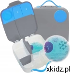 B.BOX Śniadaniówka z wkładem chłodzącym lunchbox 2000 ml Blue Slate