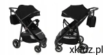 Kacbru Goldie Black – wózek spacerowy 9 kg do 22 kg, Polski Produkt