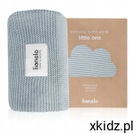 KOCYK BAMBUSOWY OTULACZ DZIECIĘCY 75x100cm LIONELO BAMBOO BLANKET Grey
