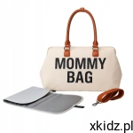 BabyMix Torba dla mamy Mommy Bag z przewijakiem Beżowa