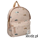 KIDZROOM Plecak dla dzieci do przedszkola na wycieczki Sweet Cars brown