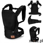LIONELO Nosidełko dla dziecka ERGONOMICZNE do 20kg MARGAREET AIR BLACK