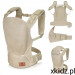 LIONELO Nosidełko dla dziecka ERGONOMICZNE do 20kg MARGAREET AIR BEIGE