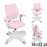Mark Adler Fotel Obrotowy z podnóżkiem DLA DZIECI MŁODZIEŻY Junior 4.6 Pink