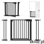 TULANO rozporowa Bramka dla dzieci 75 - 110 cm GUARDIAN 3.0 Black
