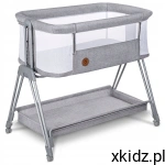 Lionelo Luna 2w1 Grey – łóżeczko dostawne i wolnostojące 0–9 kg