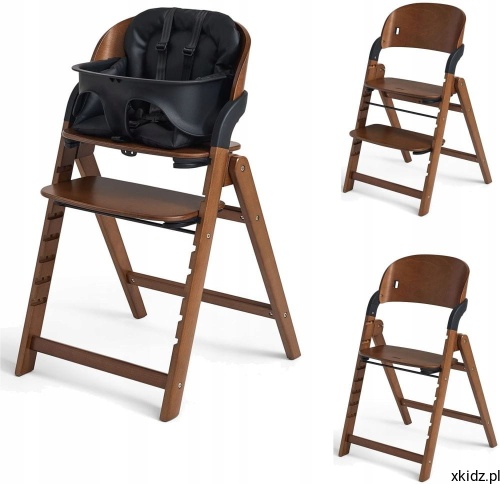 Krzesełko do karmienia Future Design Me&amp;You Black 3w1 – widok całego krzesełka z tacką