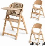 Future Design Me&You Beige – krzesełko 3w1 do 130 kg, buk FSC