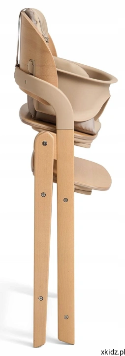 Krzesełko Future Design Me&amp;You Beige – złożona konstrukcja stojąca samodzielnie, wymiary 30 x 51 x 85 cm