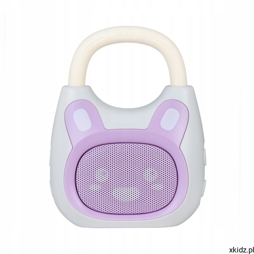 Alilo Pocket Bunny K1 fioletowy - kieszonkowy odtwarzacz MP3 widok z przodu