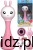 Alilo Smarty Bunny R1 różowy - grzechotka muzyczna widok z przodu
