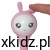Alilo Smarty Bunny R1 różowy - świecące uszy LED w kolorze rozpoznanej barwy