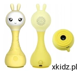 Alilo Smarty Bunny R1 Żółty Grzechotka Kolory PL/EN Muzyka LED 0+