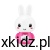Alilo Big Bunny G7C różowy - króliczek interaktywny Bluetooth widok z przodu
