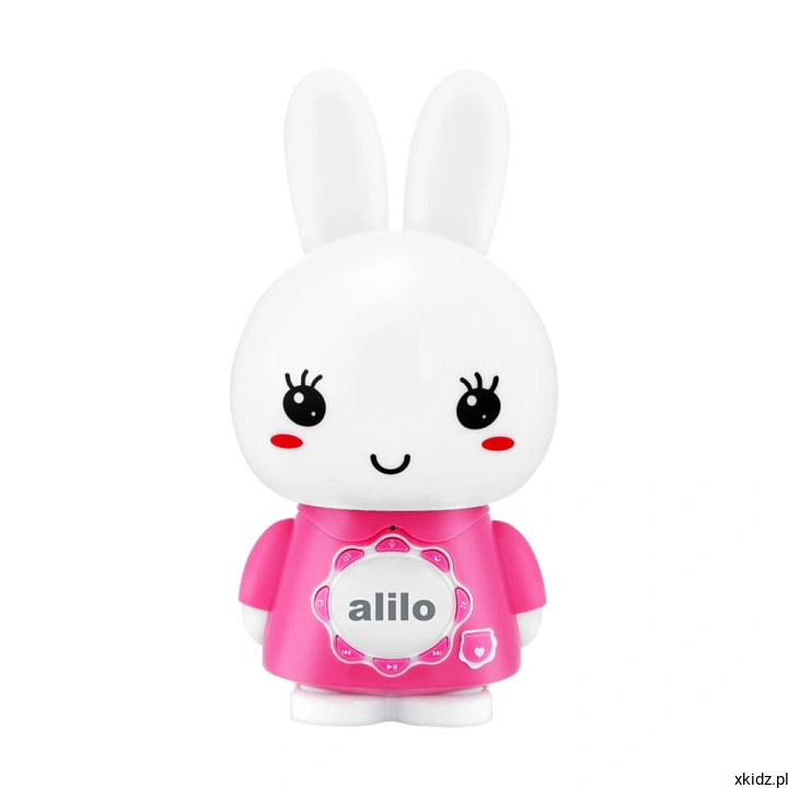 Alilo Big Bunny G7C różowy - króliczek interaktywny Bluetooth widok z przodu