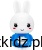 Alilo Big Bunny G7C niebieski - króliczek interaktywny Bluetooth widok z przodu