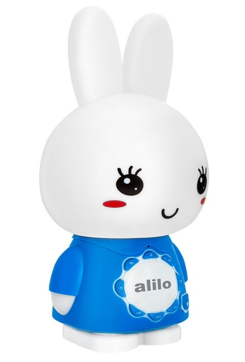 Alilo Big Bunny G7C niebieski - panel przycisków i gniazdo karty