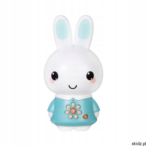 Alilo Honey Bunny G6 PRO turkusowy - króliczek interaktywny Bluetooth widok z przodu