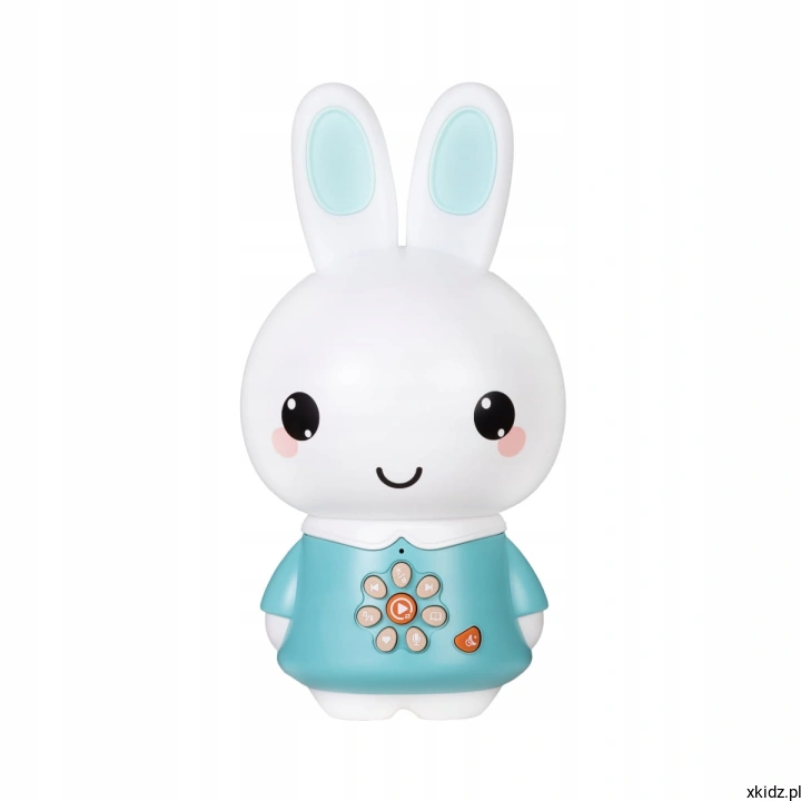 Alilo Honey Bunny G6 PRO turkusowy - króliczek interaktywny Bluetooth widok z przodu