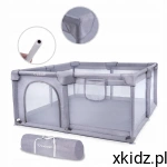 Kidwell FANKO Grey 134×134 cm – kojec plac zabaw do 6 lat