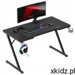 Huzaro biurko gamingowe komputerowe dla gracza z uchwytami HERO 2.5 Black