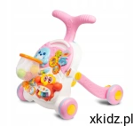 Toyz Dziecięcy chodzik interaktywny edukacyjny SPARK 2w1 Pink