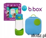 B.Box ZESTAW Sportowa butelka tritanowa 450ml +Mini Lunchbox Ocean Breeze