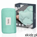 KOCYK BAMBUSOWY OTULACZ DZIECIĘCY 75x100cm LIONELO BAMBOO BLANKET Mint