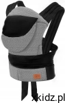 Kinderkraft Adoree Grey – nosidło ergonomiczne Mei Tai do 20 kg