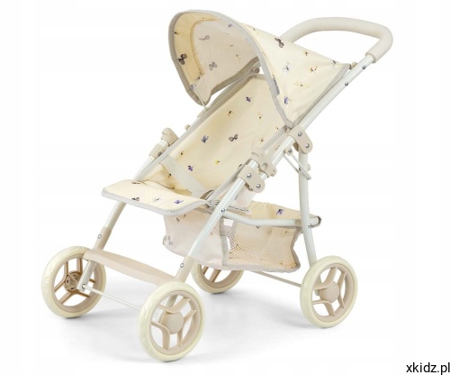 Milly Mally Natalie Nature beige - lekki wózek dla lalek 1,3 kg